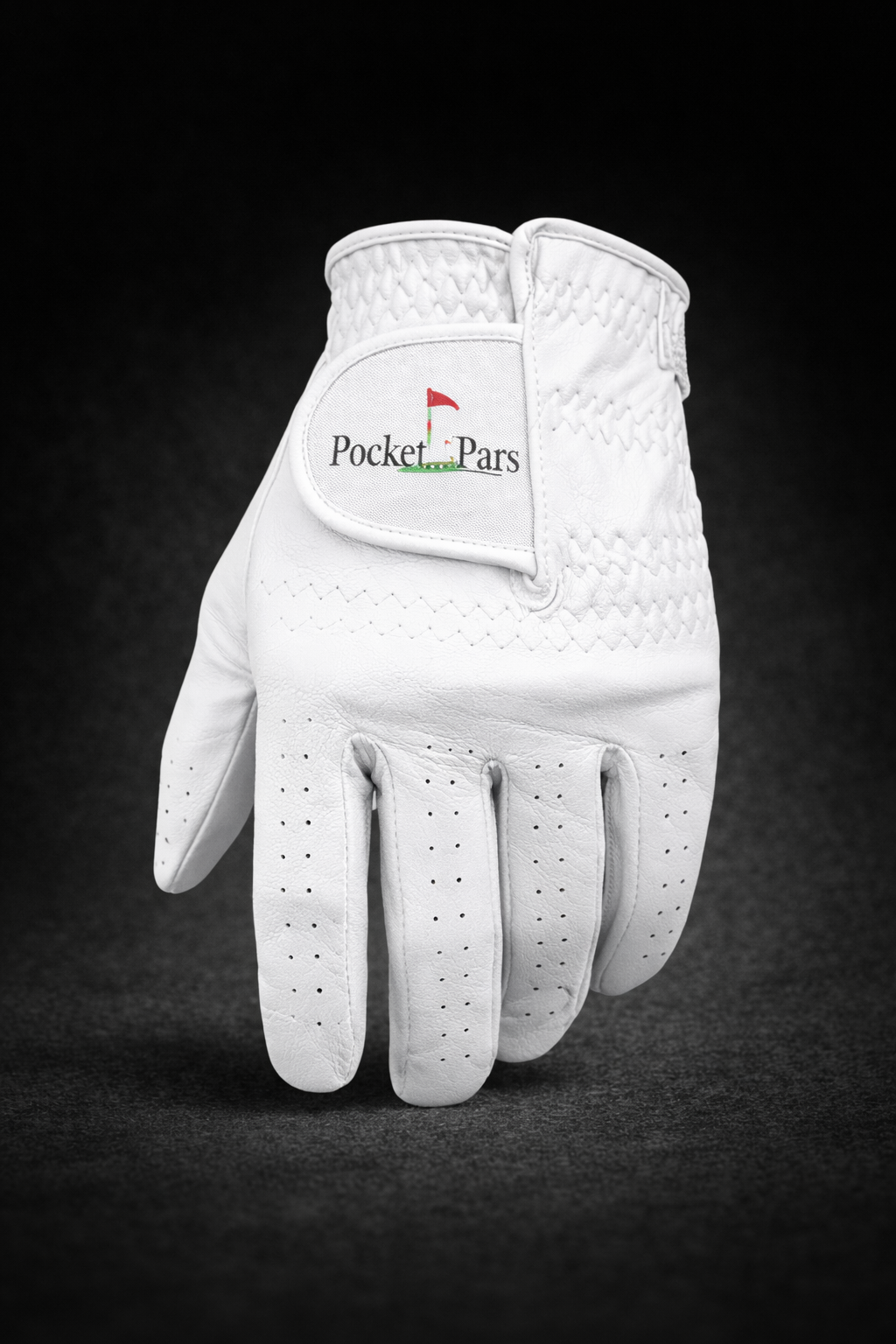 Pocket Pars Unisex Golf Glove - "The Classic White"