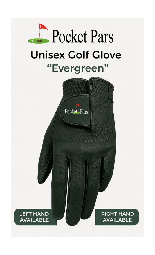 Pocket Pars Unisex Golf Glove - "Evergreen"
